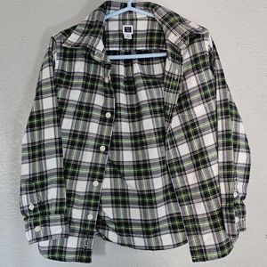 Janie and Jack brushed twill shirt